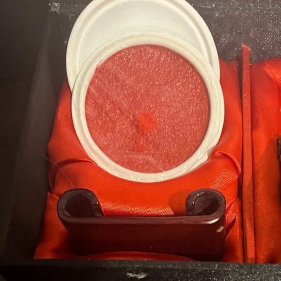 Chinese Carved SHOU SHAN Soap Stone Dragon Seal Stamp Set "Love" - Picture 4 of 4